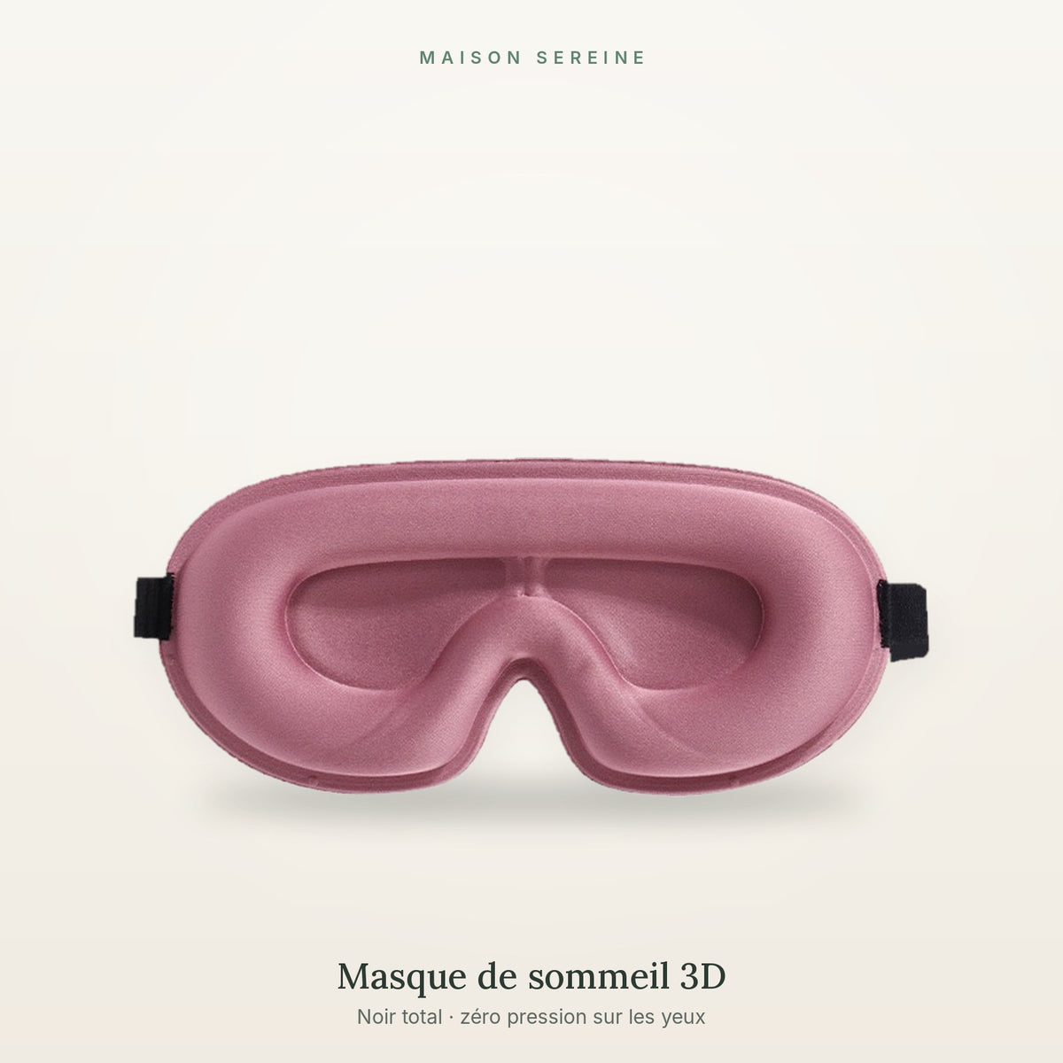 Masque de Sommeil 3D Occultant – Zéro Pression